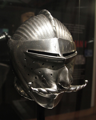 Illustration for article titled The Weirdest and Fiercest Helmets from the Age of Armored Combat
